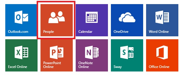 how to delete contacts in hotmail