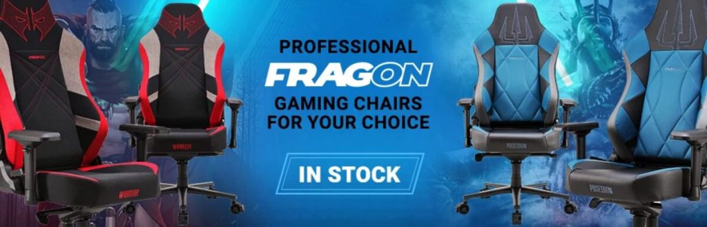 Gaming experience with professional gaming chair FragON and leading 7X Poseidon model