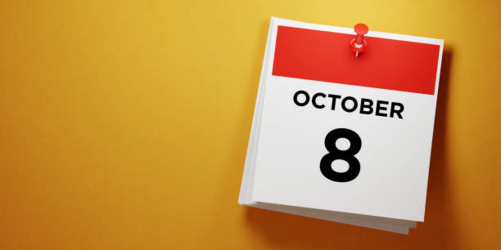How Many Days Until October 8?