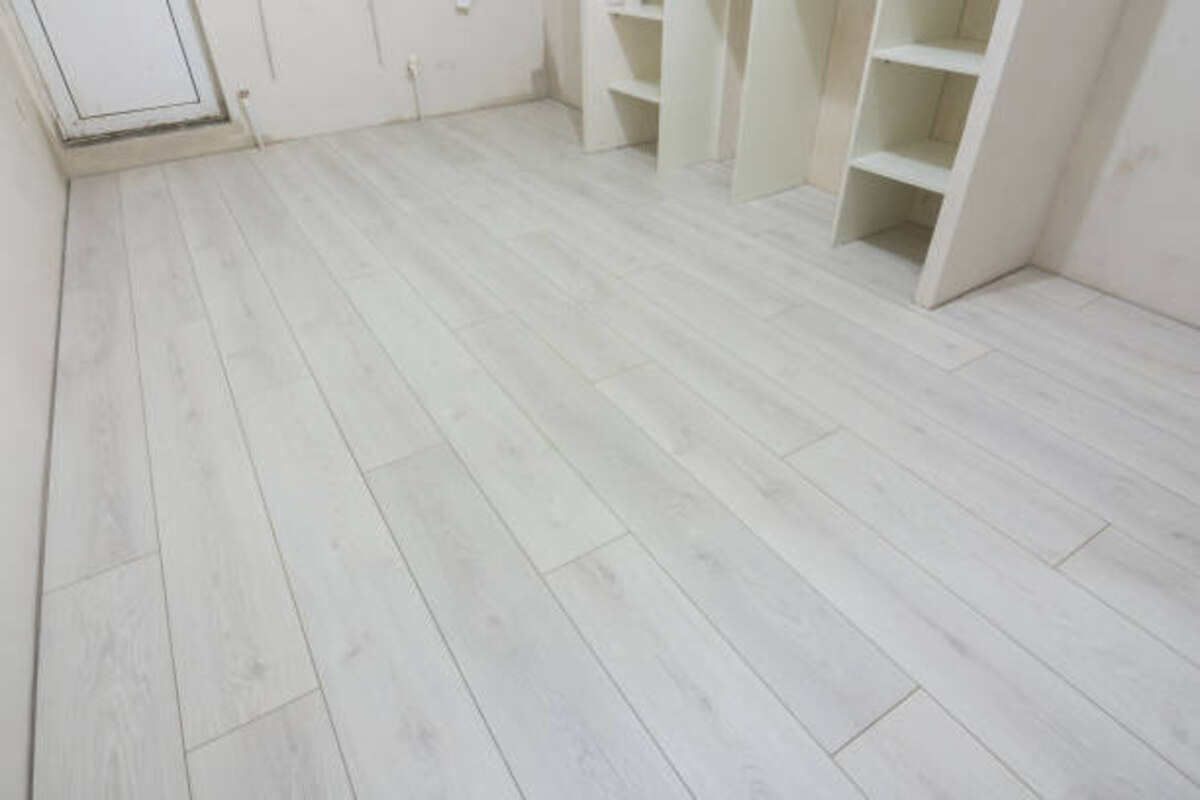 Blanched Laminate Real Wood Flooring