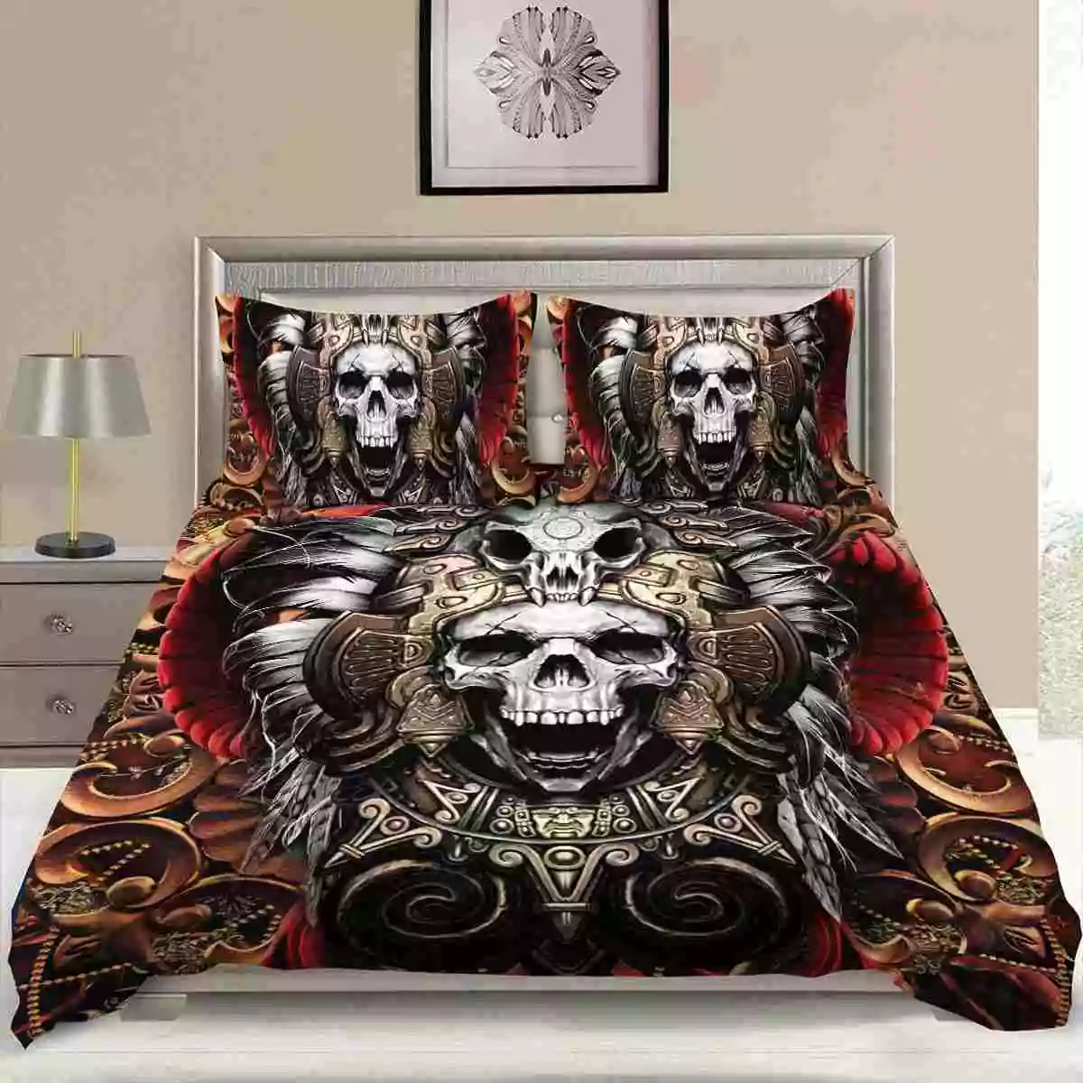 Skull Bedding set