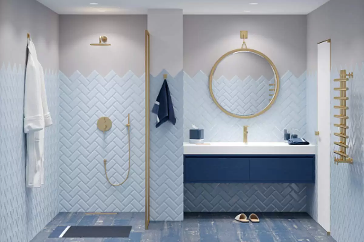 gold wall mirror