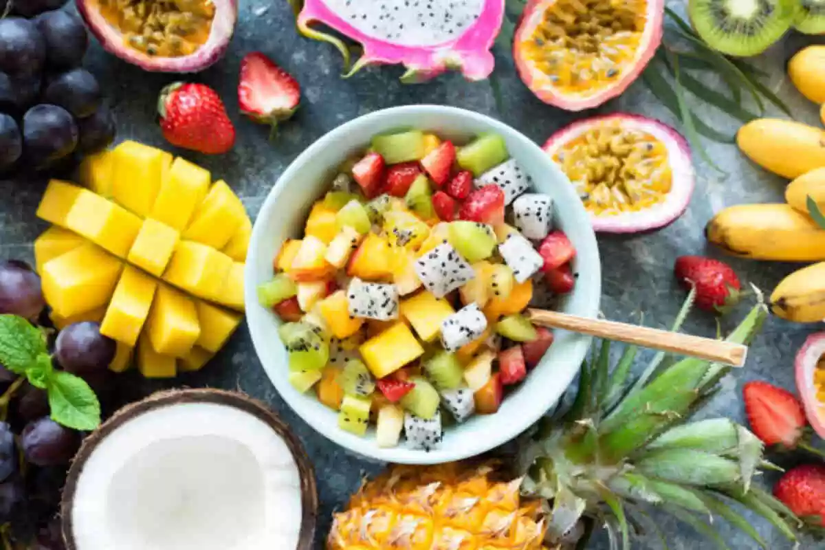 Dragon Fruit and Passion Fruit
